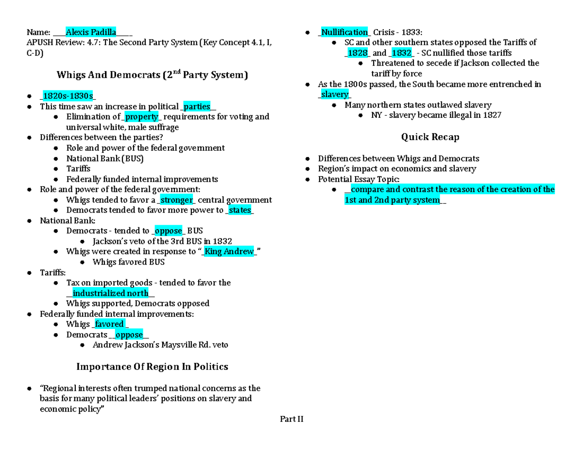 alexis-padilla-apush-review-video-25-the-second-party-system-key
