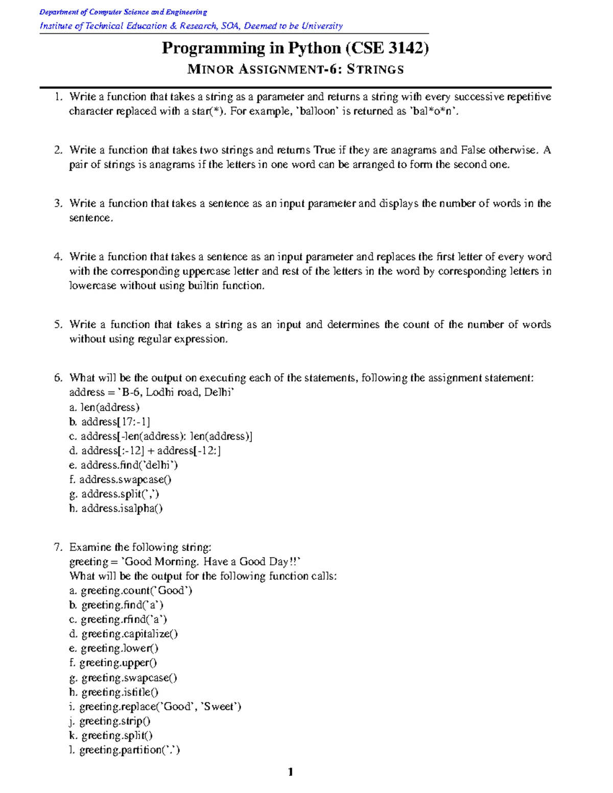 Physics assignment 3 - Page No Date : Name Tarun Crautam Roll 24156106 ...