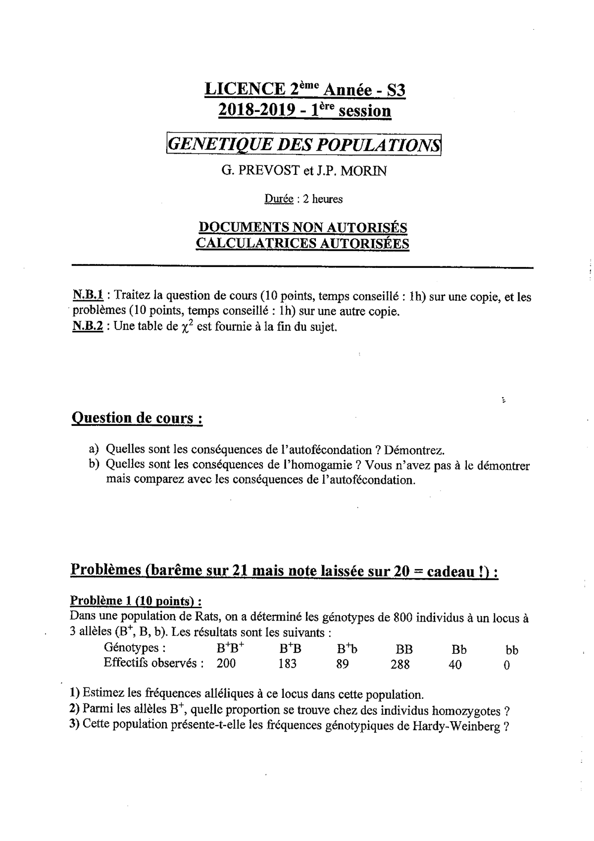 Annales L2 SVT 2018 2019 - CRPE-Annales - Studocu