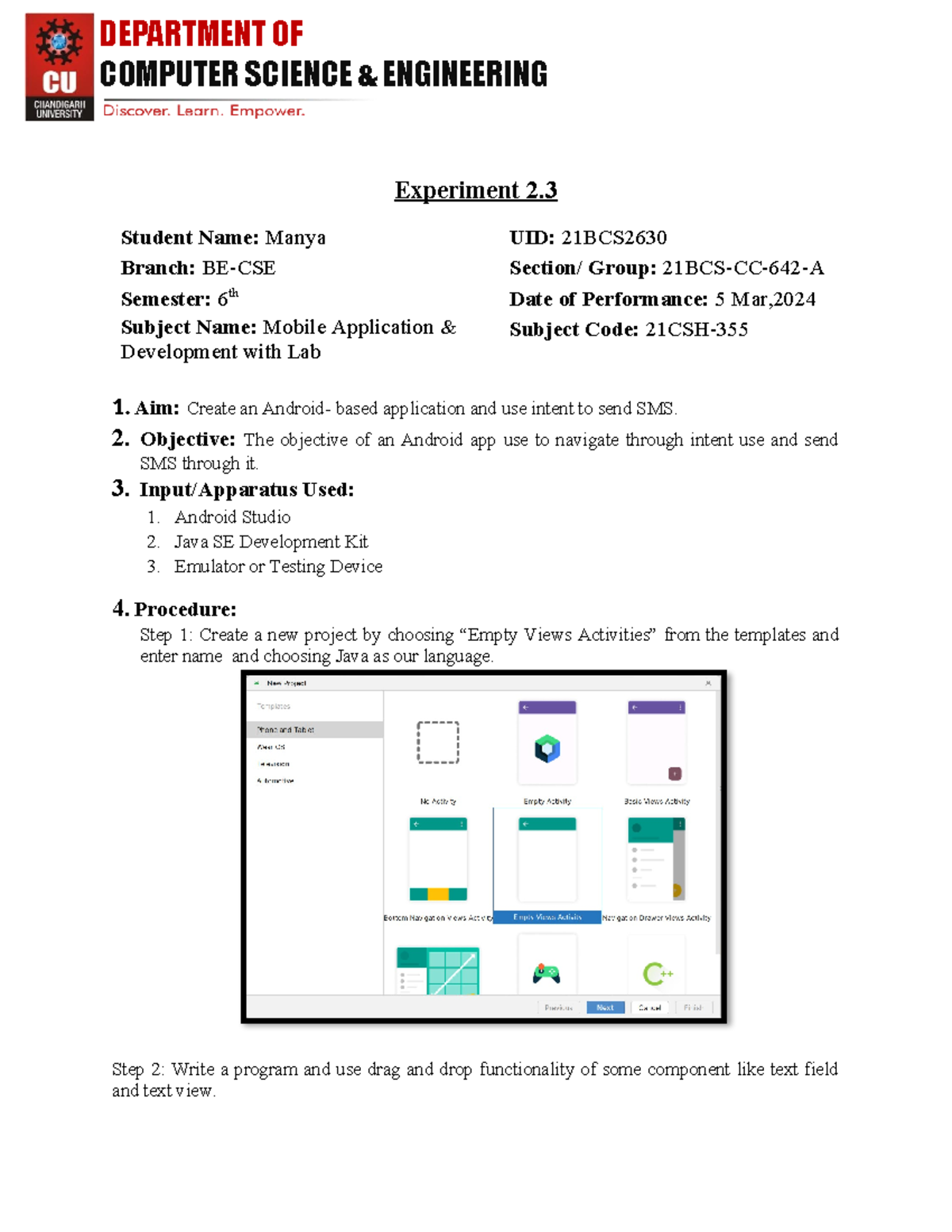 WS-6- Jatin - worksheet - COMPUTER SCIENCE & ENGINEERING Experiment 2 ...
