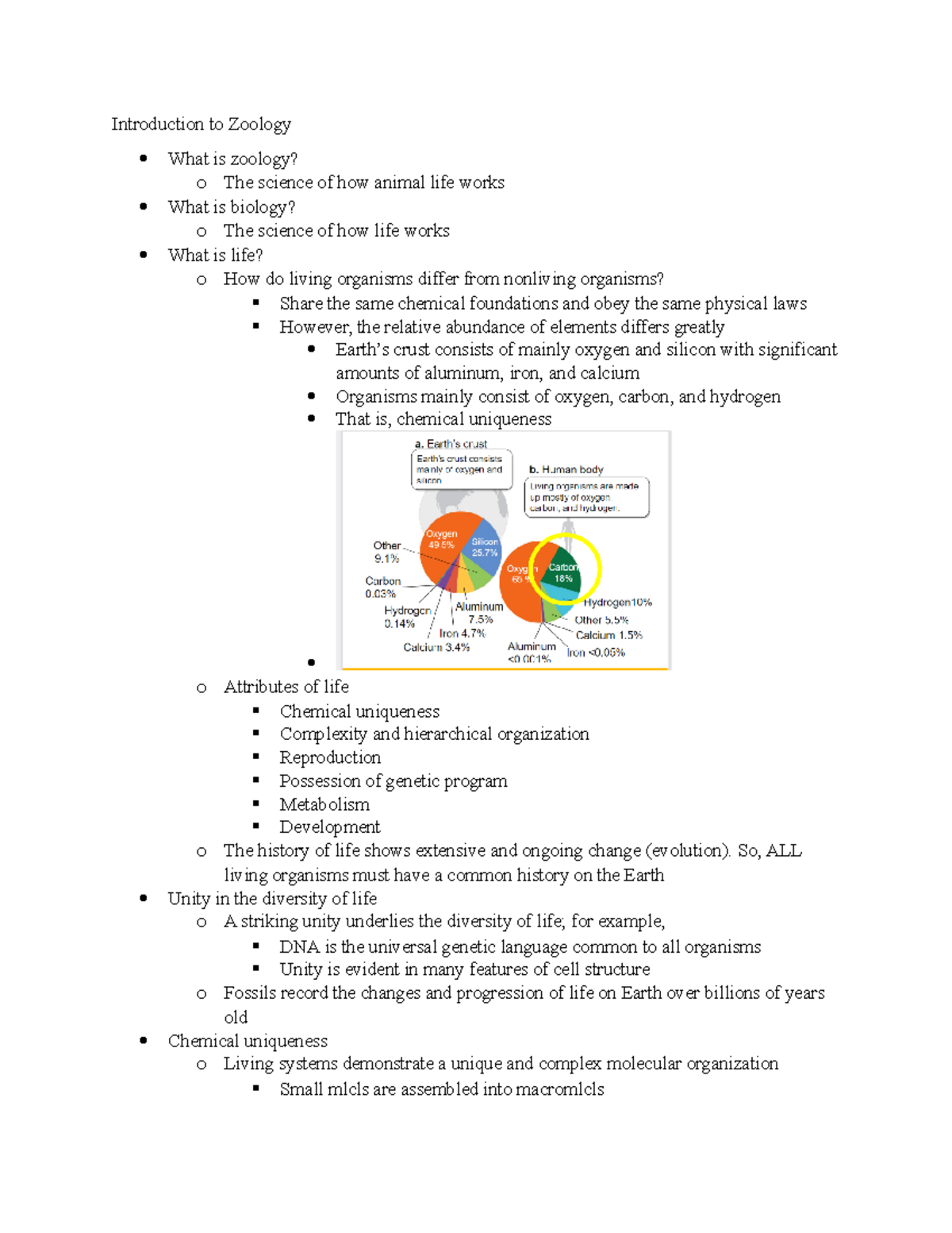 Zoo Exam 1 notes - Dr. Vaskar Nepal - Introduction to Zoology What is ...