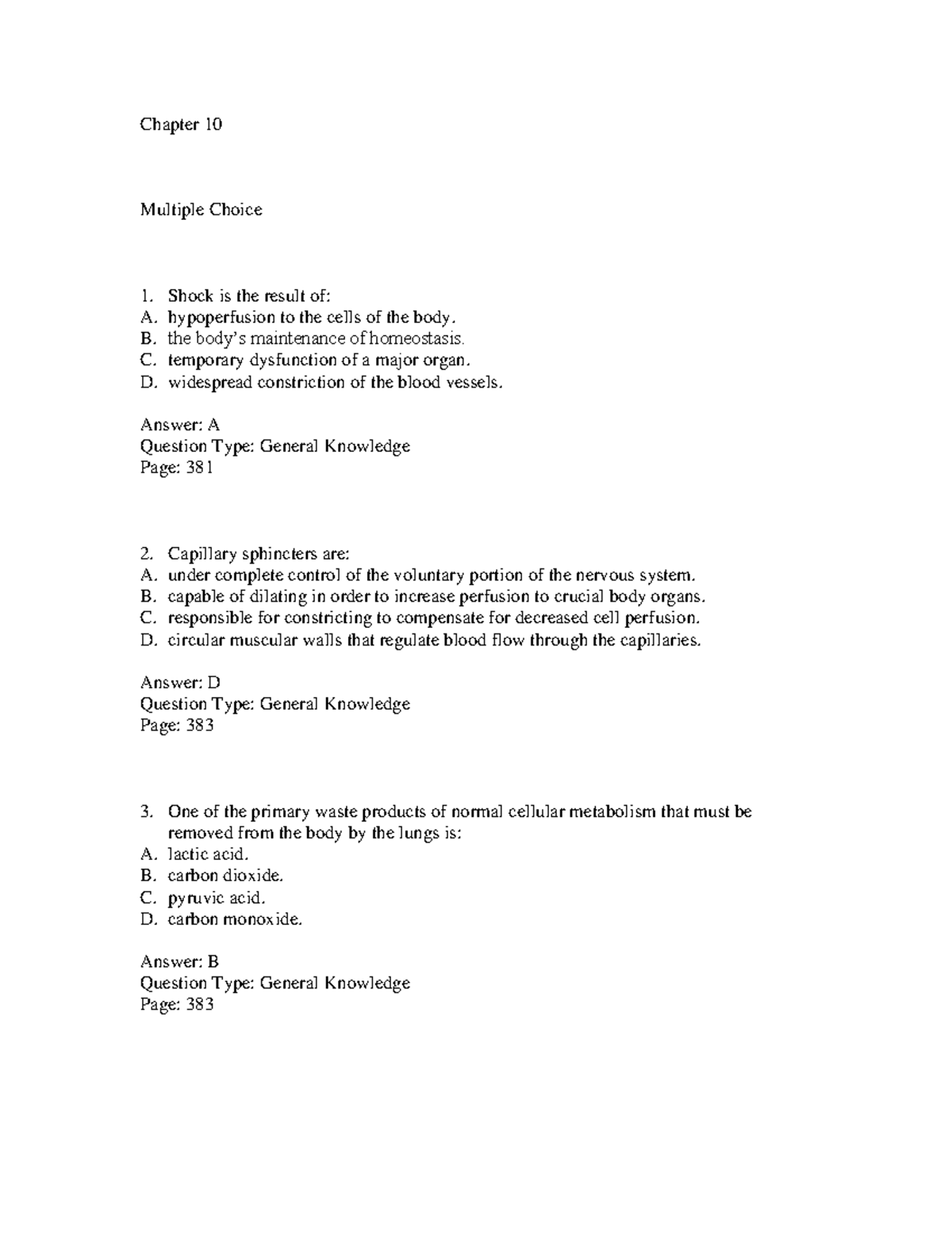 Chapter10 Emergency Care and Transportation of the Sick and Injured