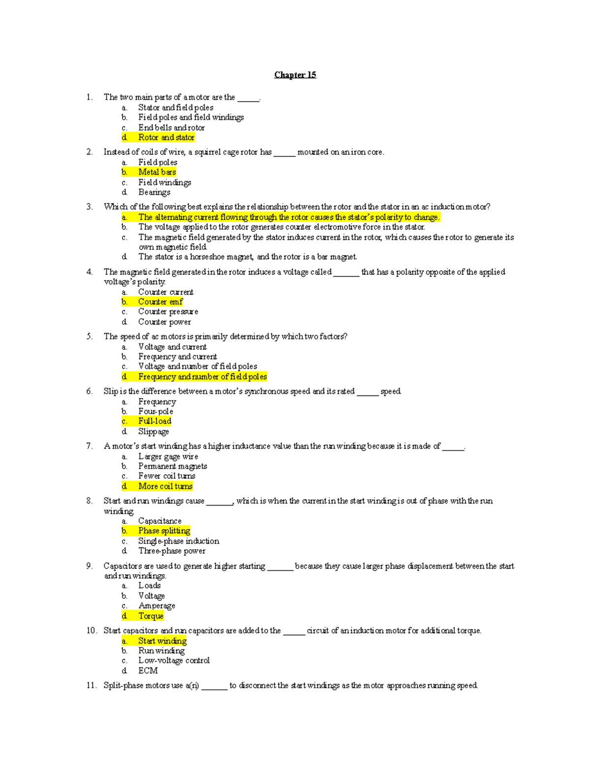 Modern Refrigeration&Air Chapter 15 Review Chapter 15 The two main
