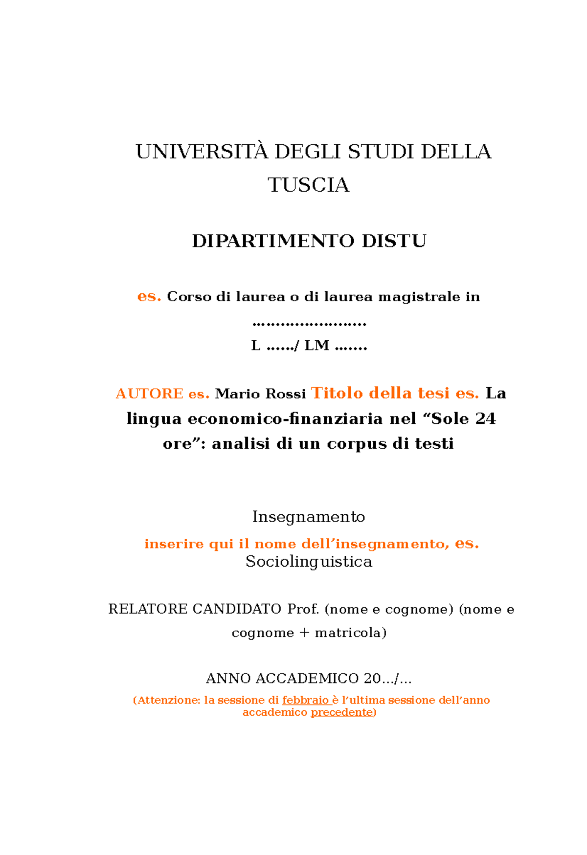 Tesi modello integrato 6 nov 2013 - UNIVERSITÀ DEGLI STUDI DELLA TUSCIA ...