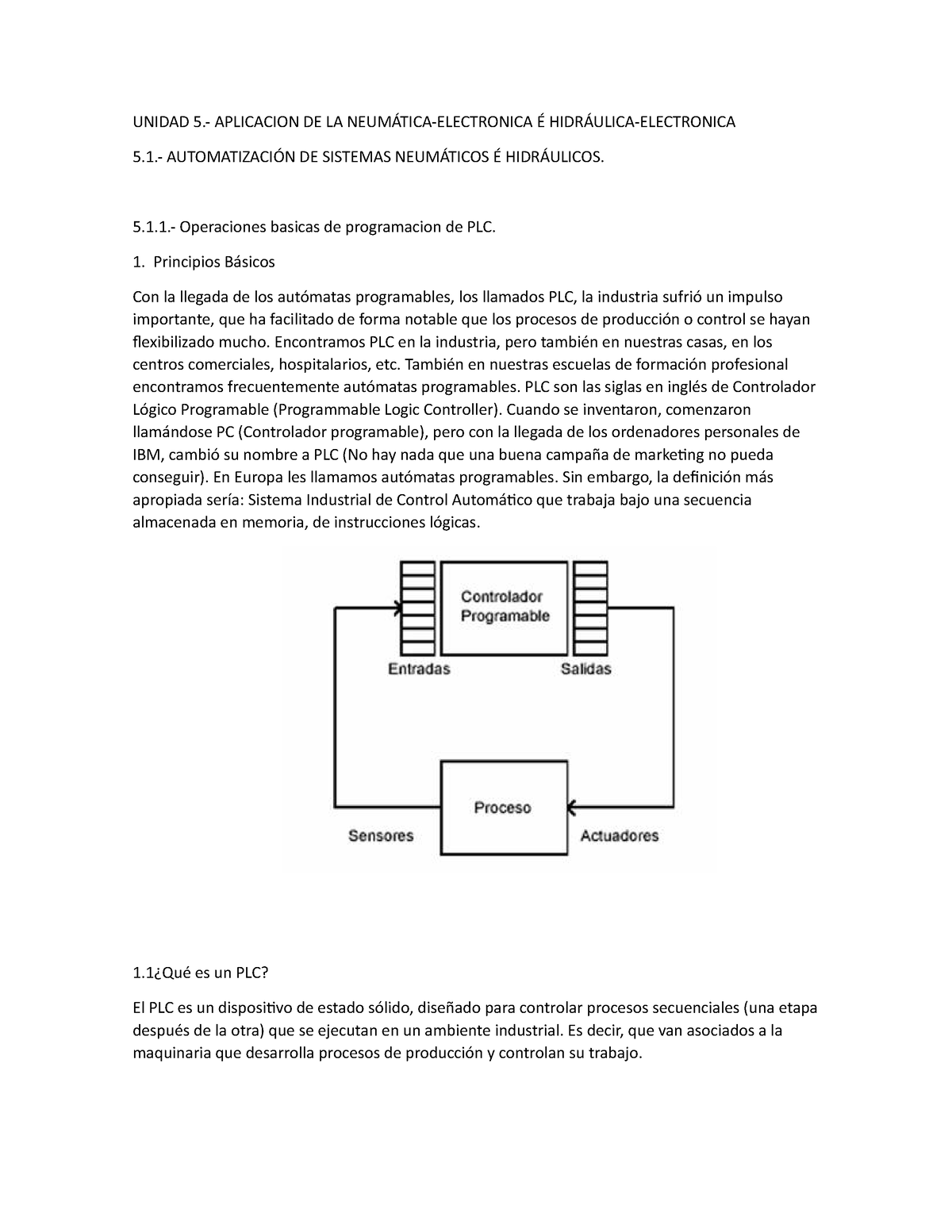 Unidad 5 CTOS HIDR. Y NEUM. - UNIDAD 5.- APLICACION DE LA NEUMÁTICA ...