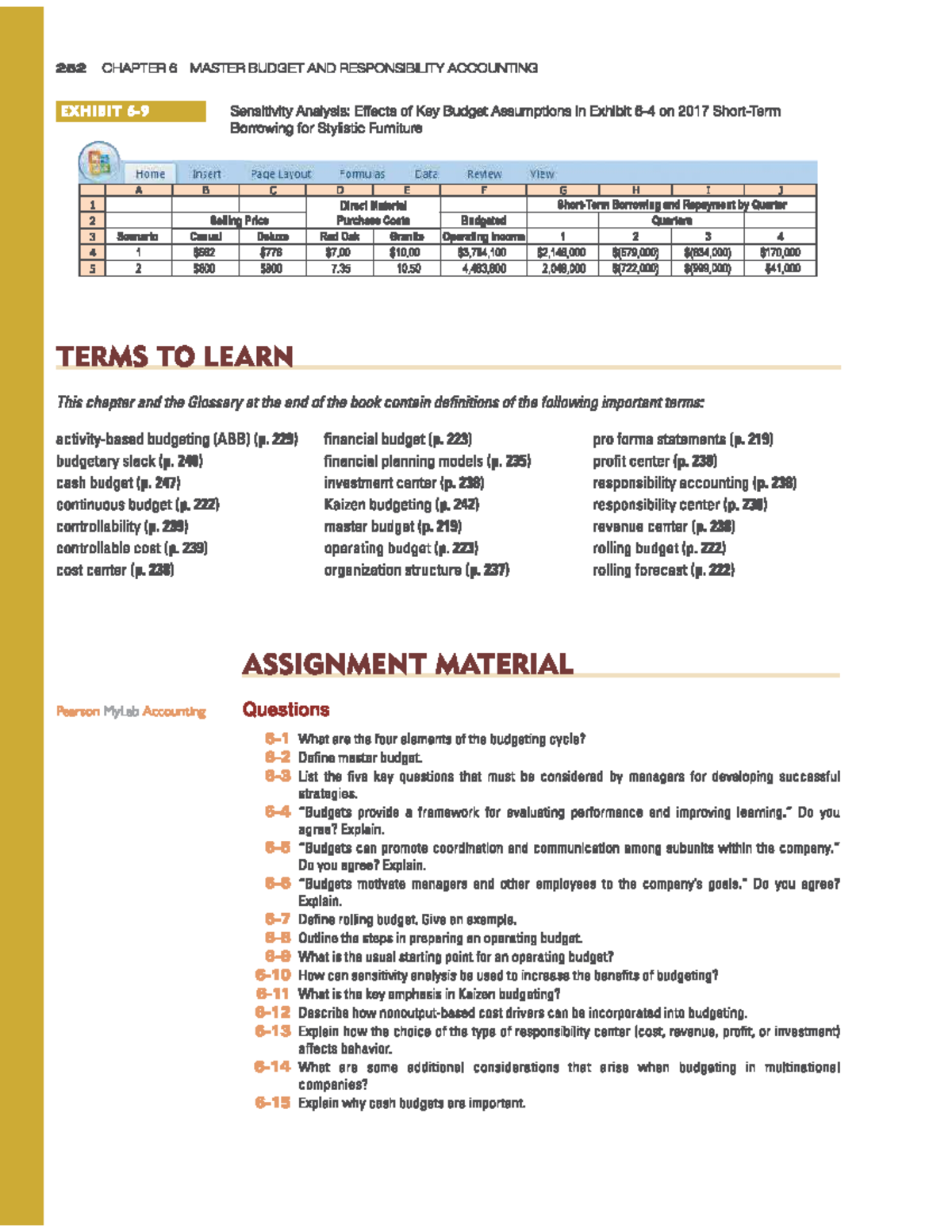 Ch 6 EOCP 16 Ed - quantitative problems for practicing master budget ...
