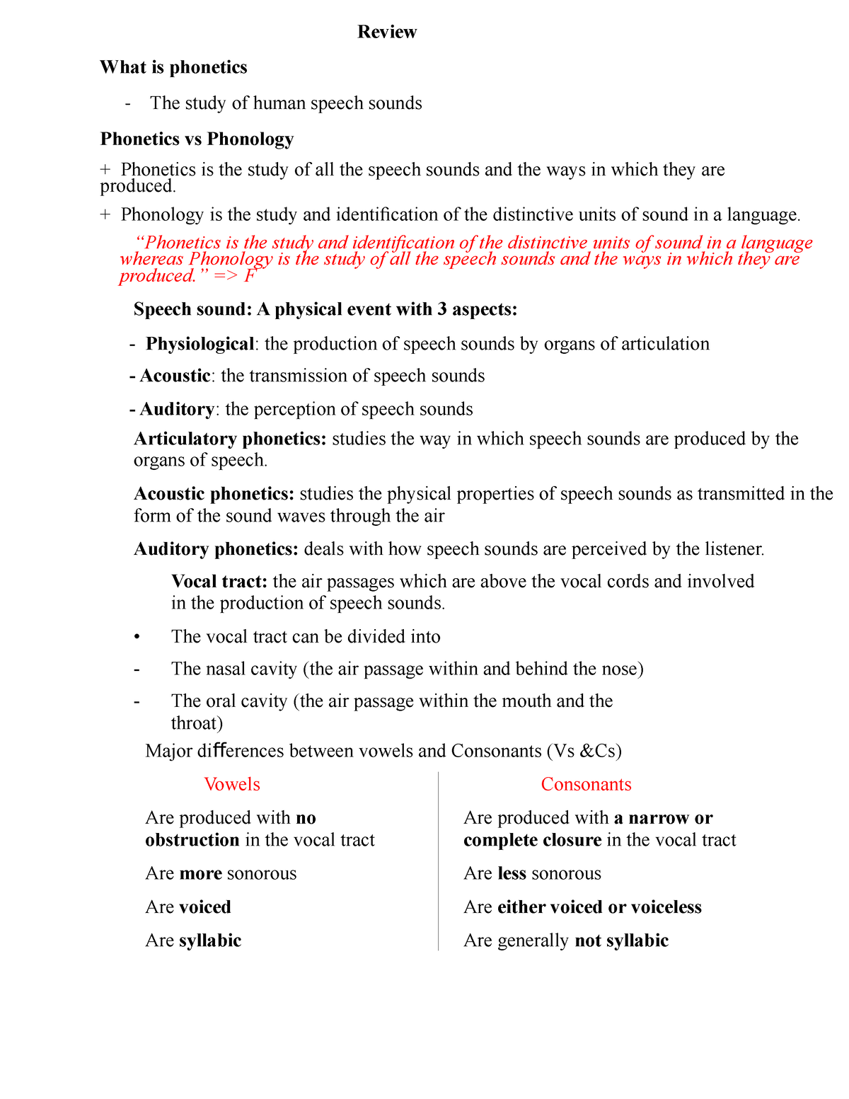 Phonetics-and-phonology - Review What Is Phonetics The Study Of Human ...