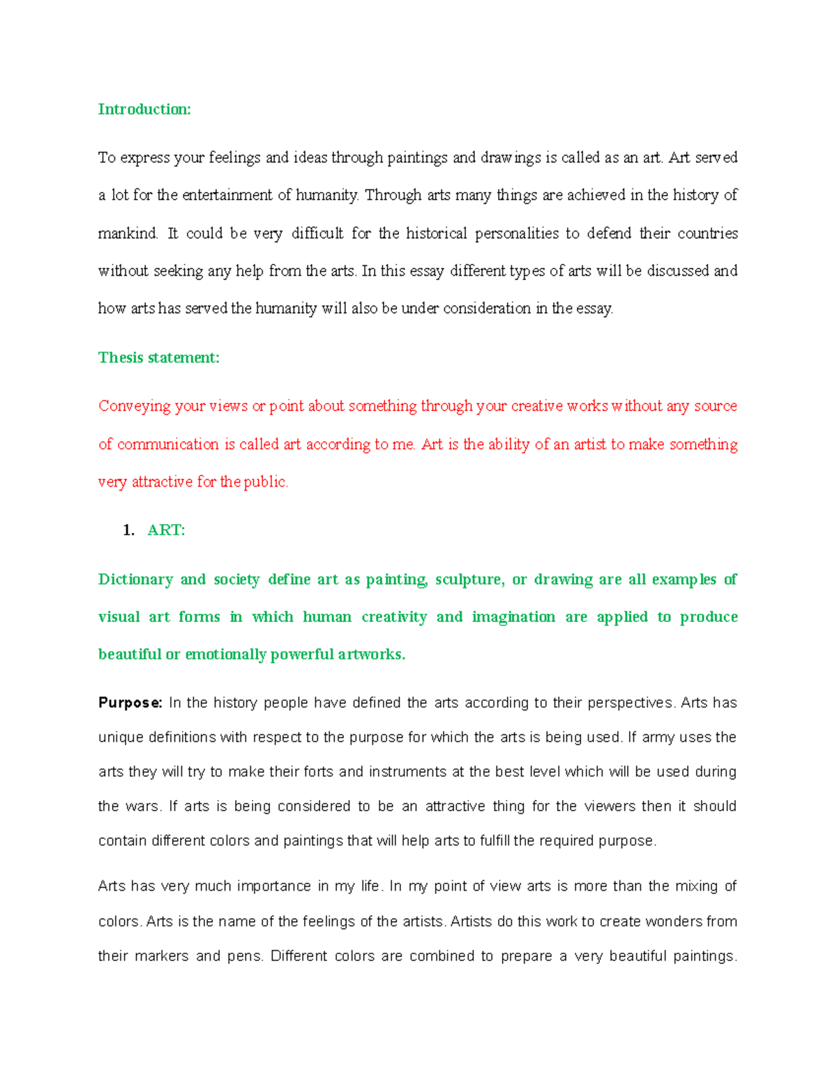 Touch stone 900 words Introduction To express your feelings and