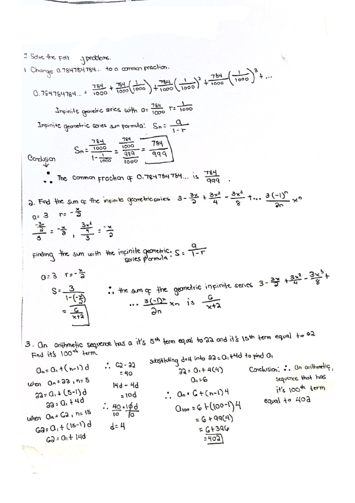 Precal Grade 11 QS AND Answers - Civil Engineering - Studocu