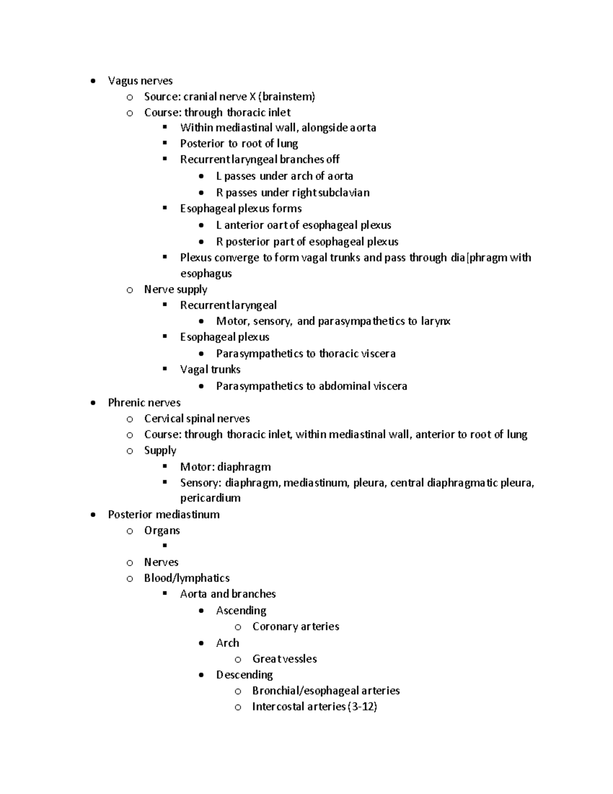 07 ANAT Superior and Posterior Mediastinum lymphatics and diaphragm ...