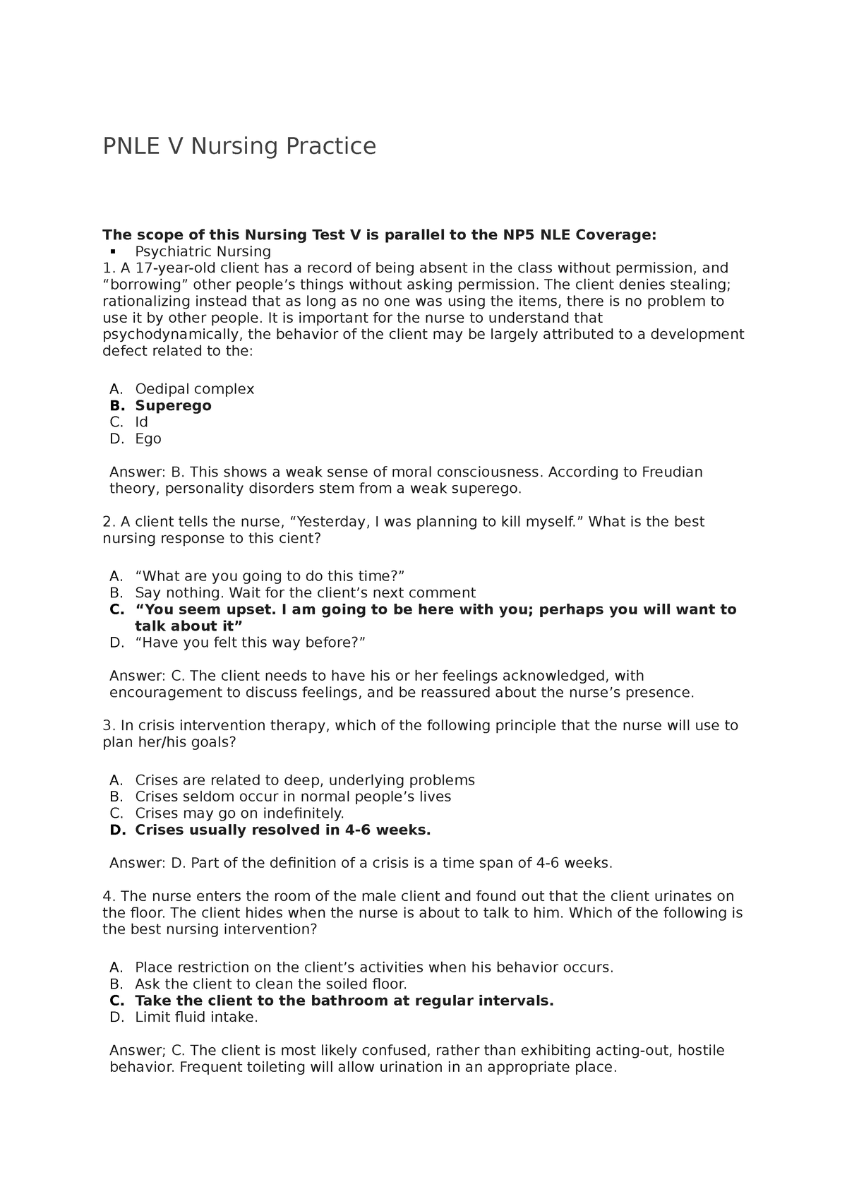 nursing research practice questions pnle