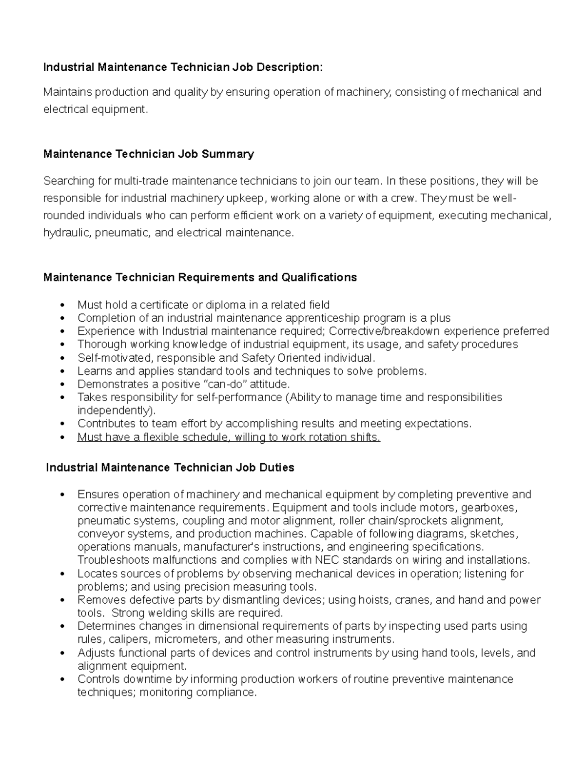 industrial-maintenance-technician-job-responsibilities-industrial