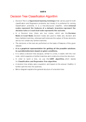 Unit-5 - Data science - Unit- Unsupervised Machine Learning ...