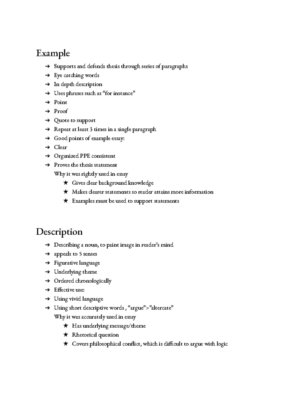 Essay Forms - Example Supports and defends thesis through series of ...
