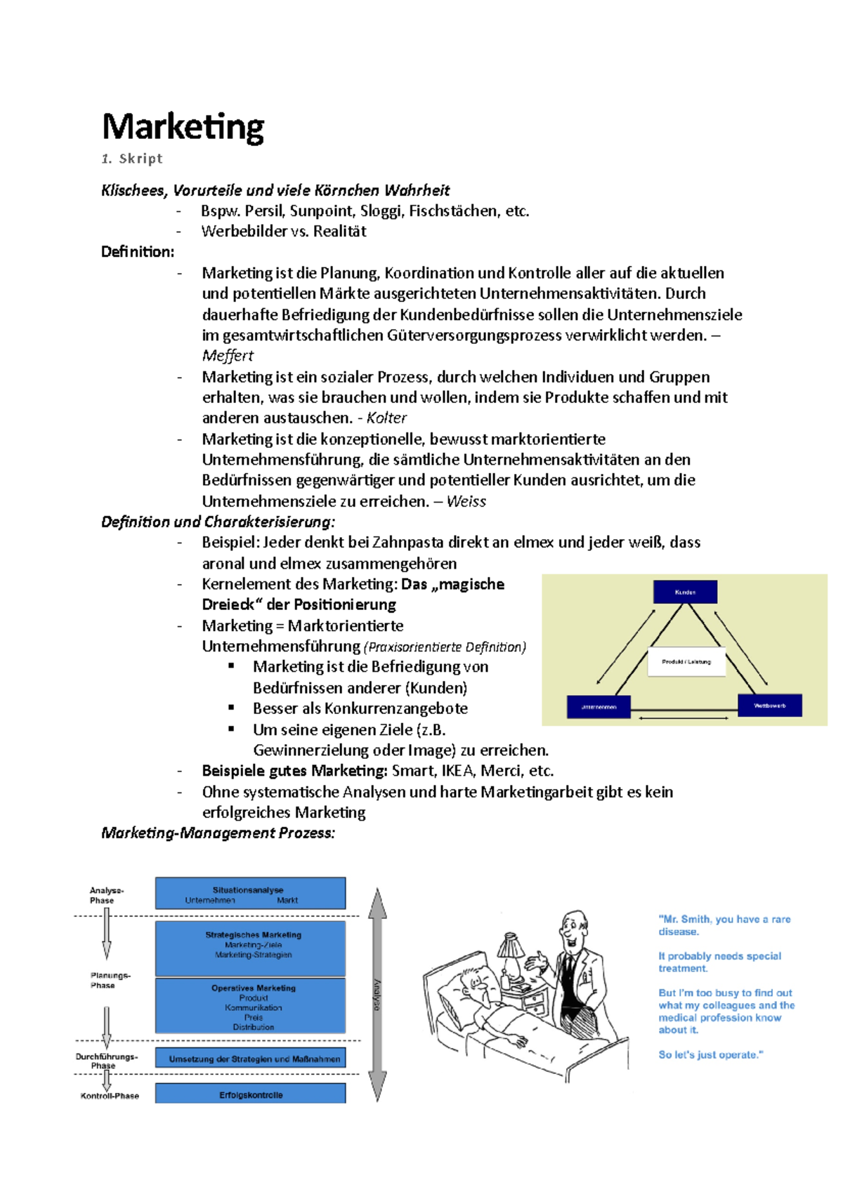 Marketing Zusammenfassung Marketing Skript Klischees Vorurteile Und 