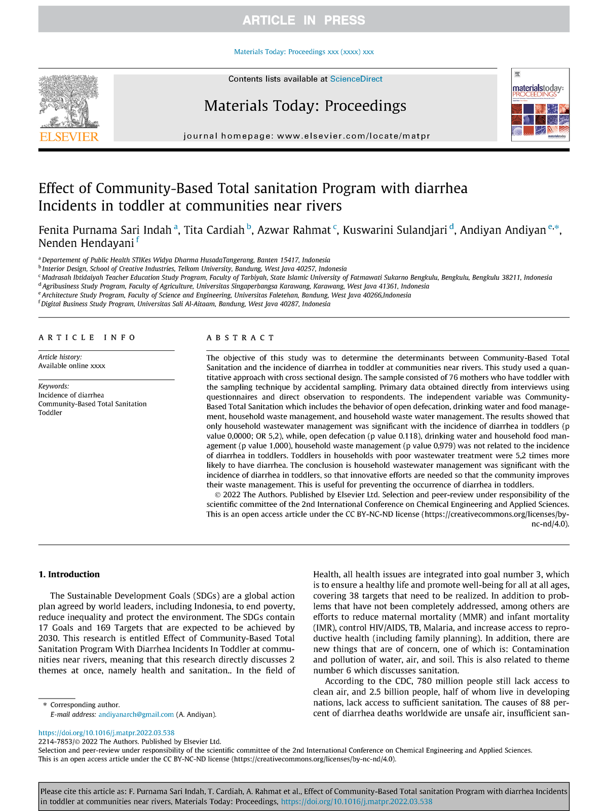 journal-incidents-diarrhea-in-toddler-effect-of-community-based-total