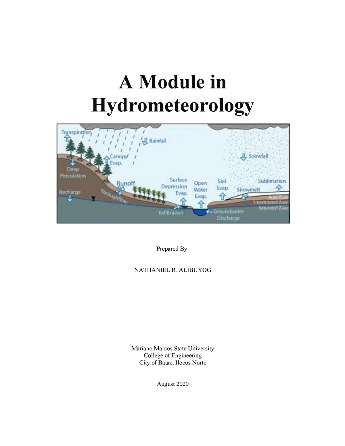 Module 3 Precipitation - Education - Studocu