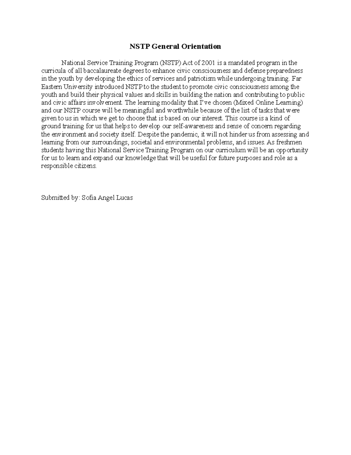 WHO SHALL TAKE THE NATIONAL SERVICE TRAINING PROGRAM NSTP SUBJECT visual data 4