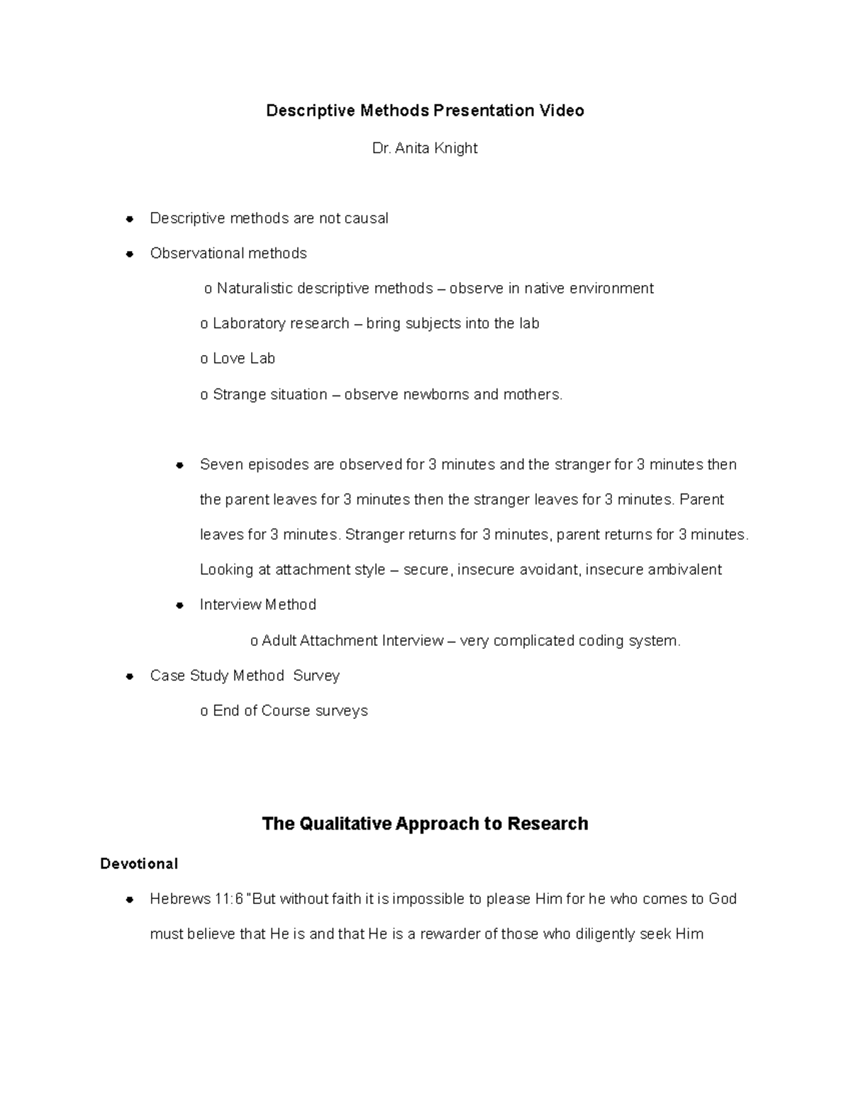 Descriptive Methods Presentation Video-Week-1-Lecture-Notes ...