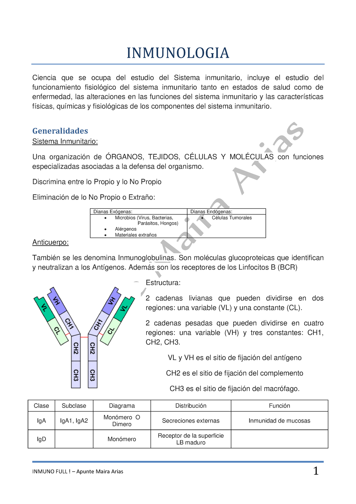 Inmunologia - ERA3 - Amo - INMUNOLOGIA Ciencia Que Se Ocupa Del Estudio ...