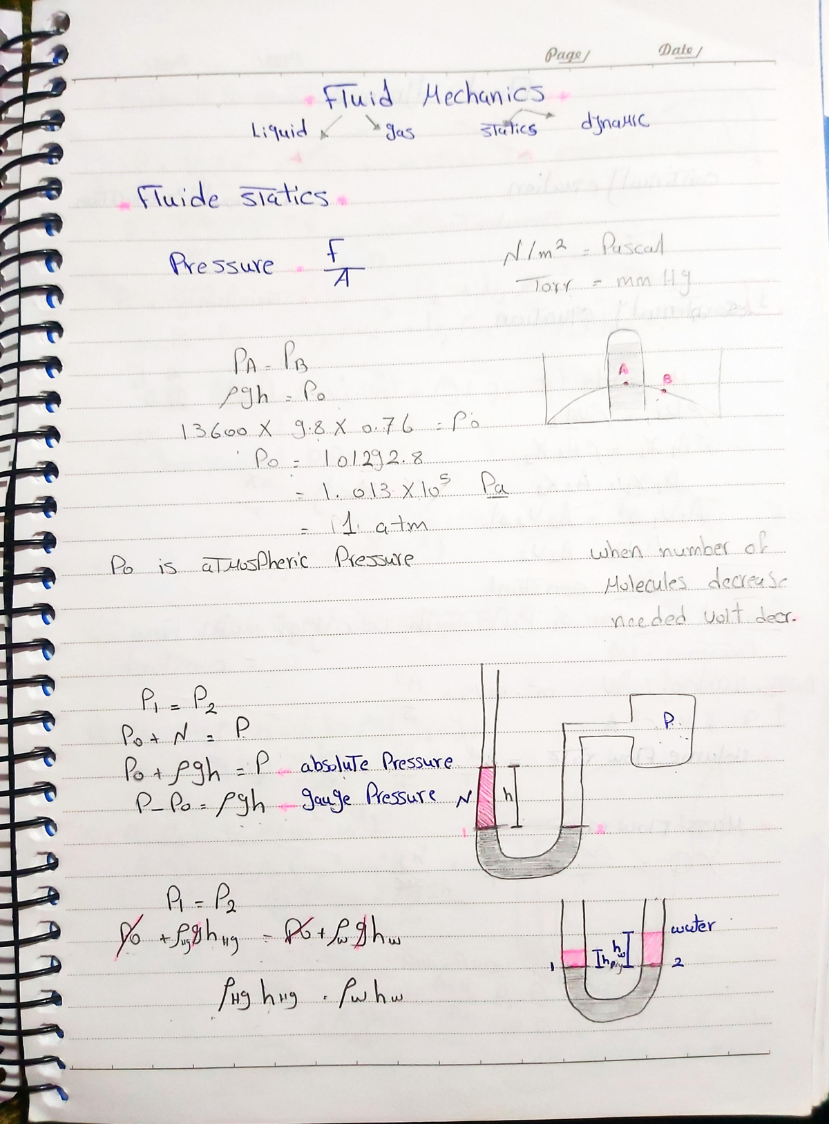 Fluid Mechanics - Phy - Physics - Studocu