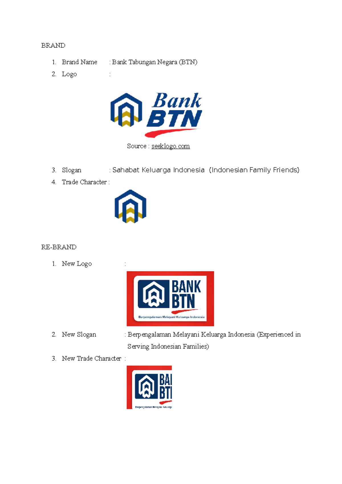 Brand Logo Untuk Design Brand Brand Name Bank Tabungan Negara Btn