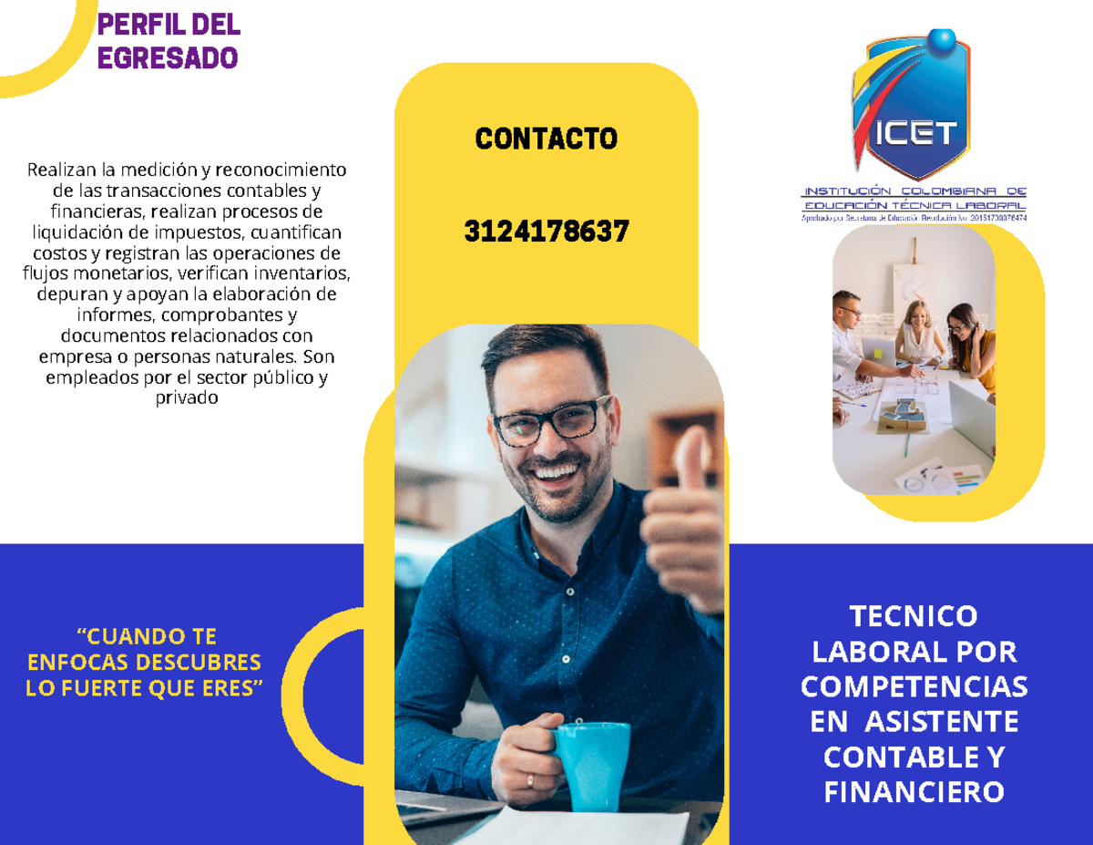 Tecnico Contable Y FINA ICET - TECNICO LABORAL POR COMPETENCIAS EN ...