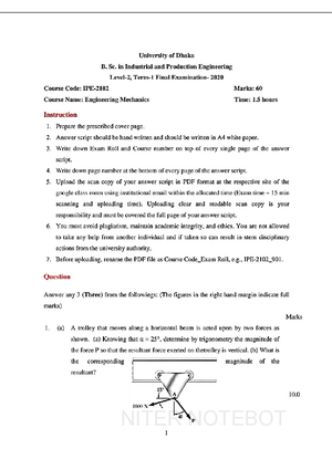 Assignments (Component no .02 )Engg. Graphics (1) - DEPARTMENT OF ...