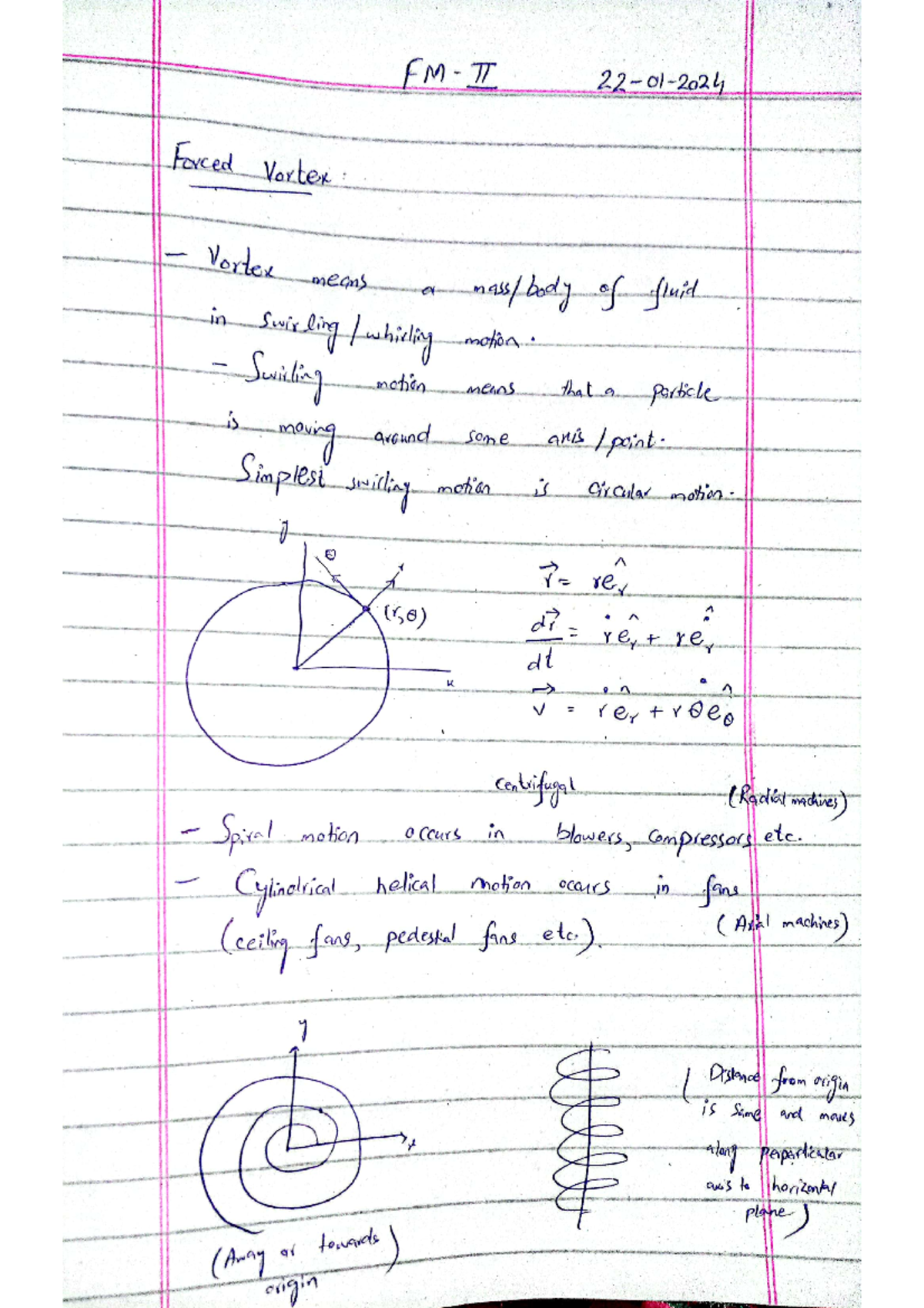 Fm notes chp 4 - Intro to fluid mechanics - Studocu