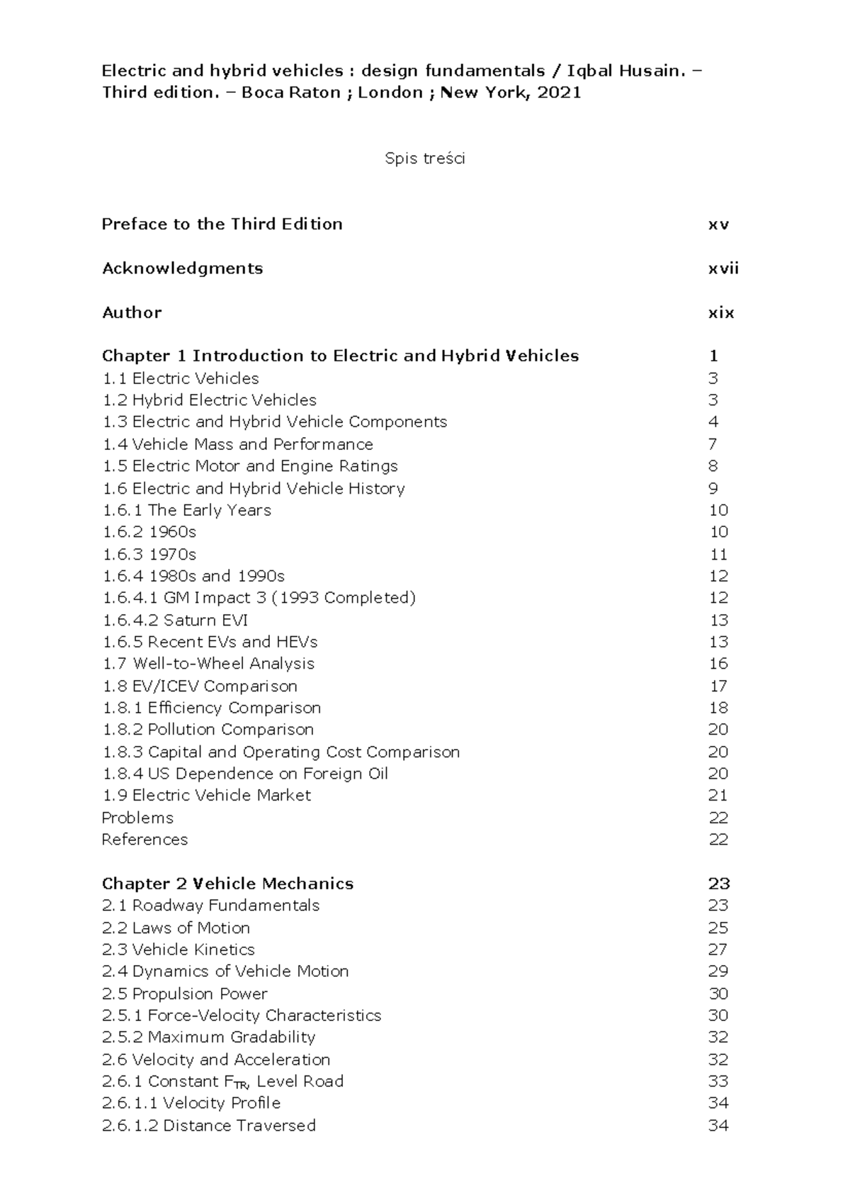 100000334804 Husain Electric And Hybrid Electric and hybrid vehicles