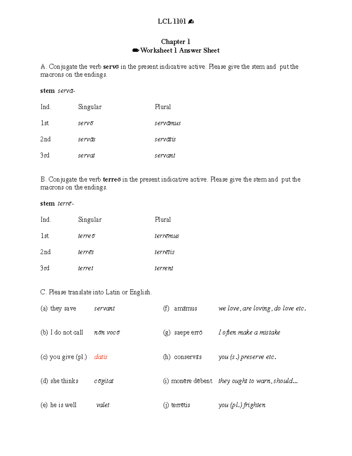 Chapter 1 Worksheet 1 Answers - LCL 1101 ︎ Chapter 1 ︎ Worksheet 1 ...