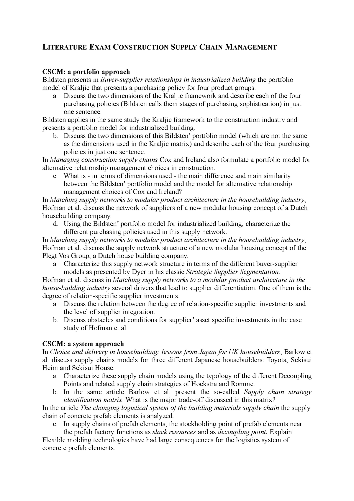 Valid CSCM-001 Test Labs