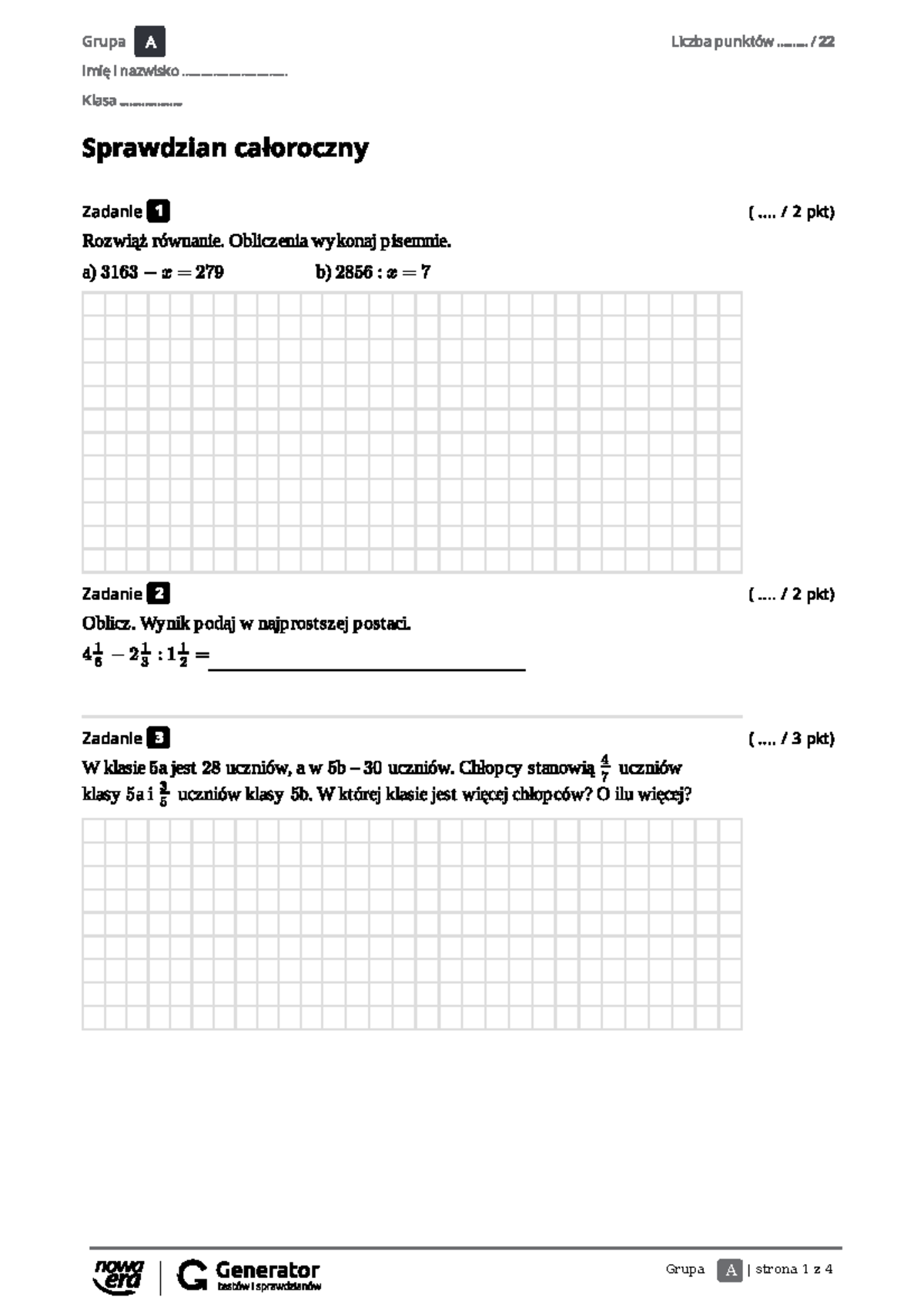 Sprawdzian Całoroczny Z J.polskiego Kl 6 www.studocu.com