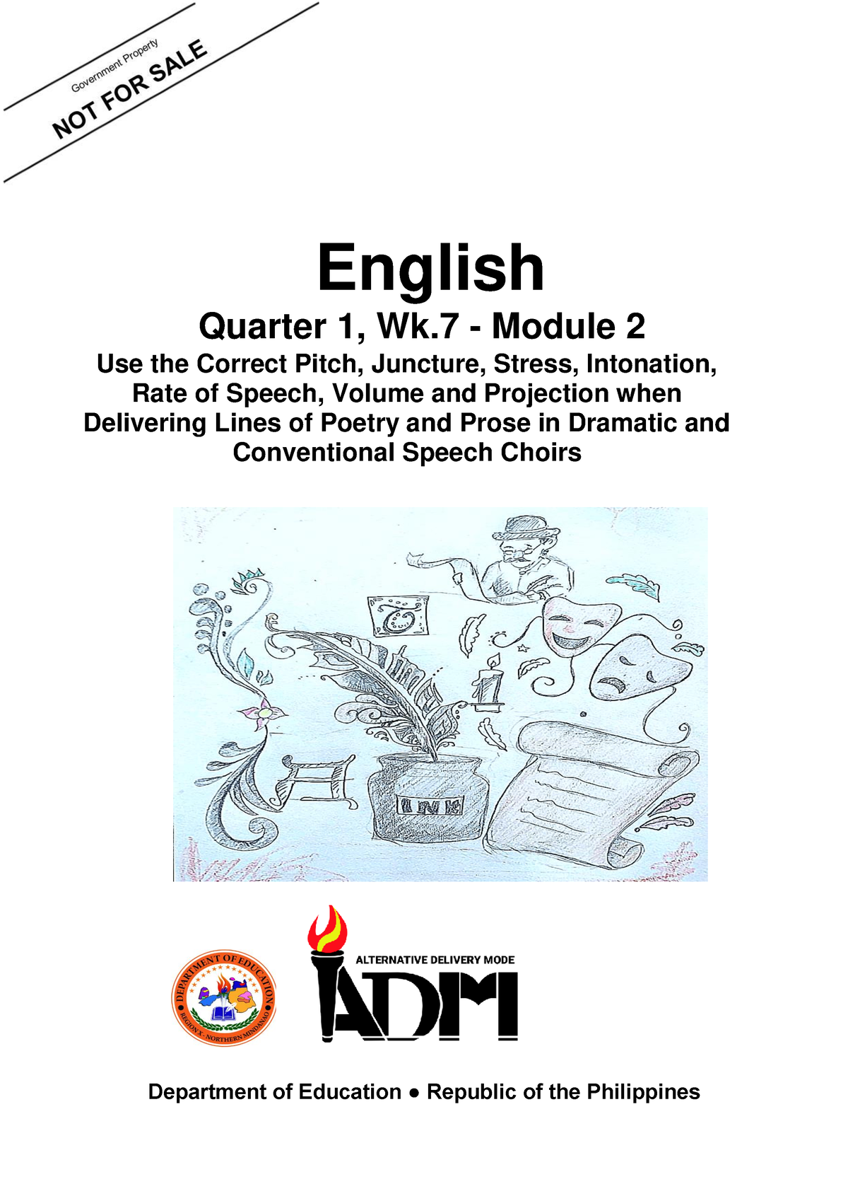 English 9 Q1 Mod2 Wk7 Use The Correct Pitch V5 I English Quarter 1 Wk Module 2 Use 0696