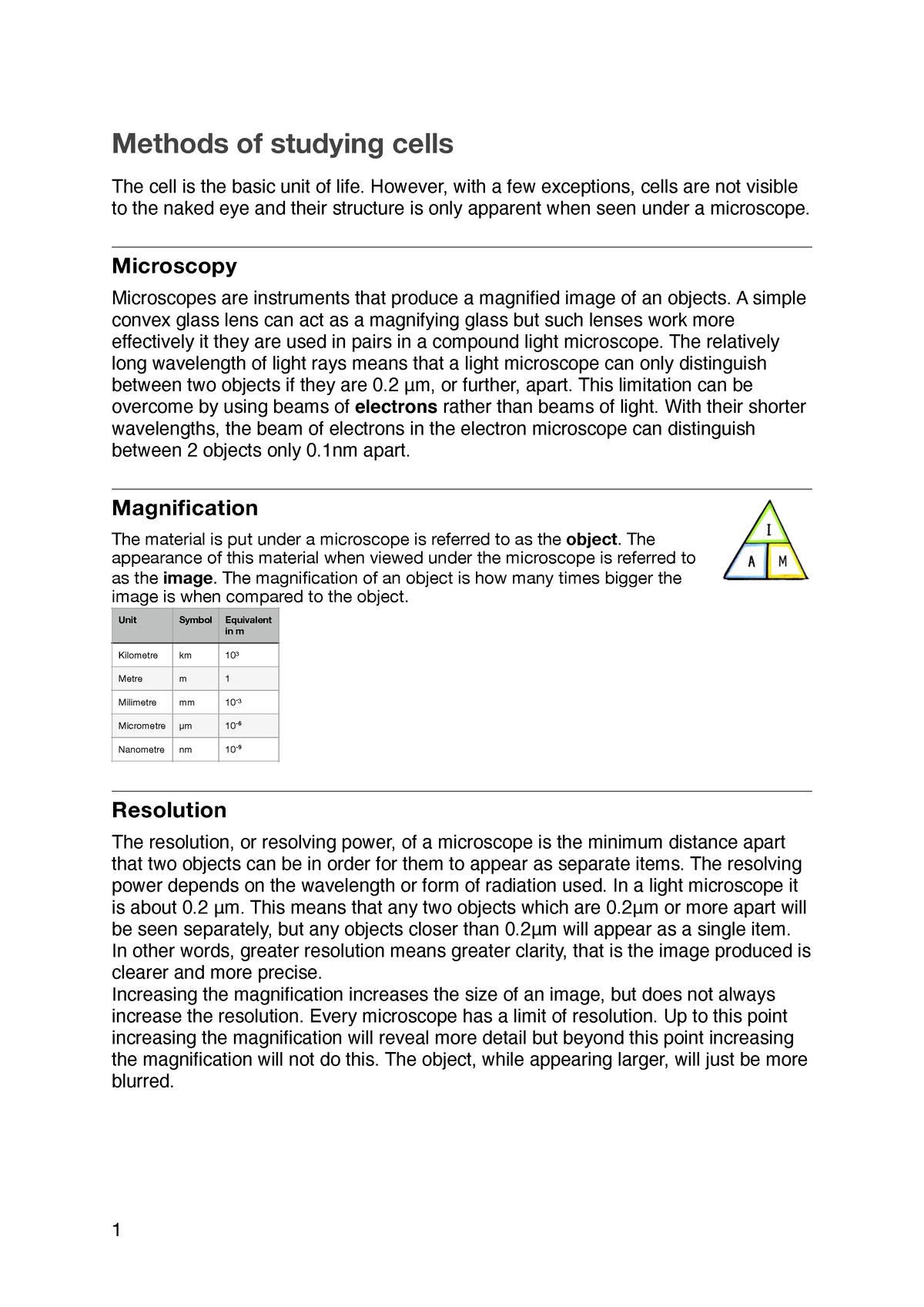 methods-of-studying-cells-methods-of-studying-cells-the-cell-is-the