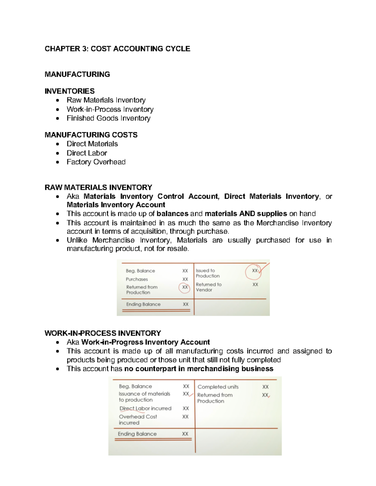 Chapter 3 - accounting notes in 2021 - BSA - CHAPTER 3: COST ACCOUNTING ...