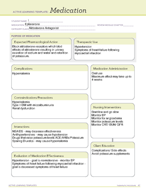 Amiodarone-2 - Amiodarone - ACTIVE LEARNING TEMPLATES THERAPEUTIC ...