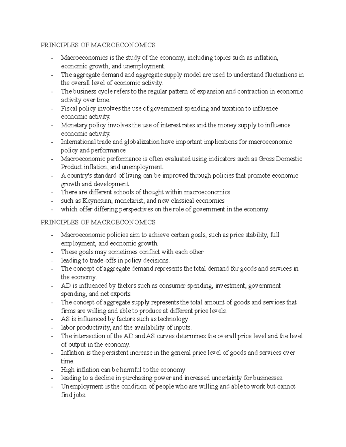 Macroeconomics Is The Study Of Quizlet - 1wud3tu