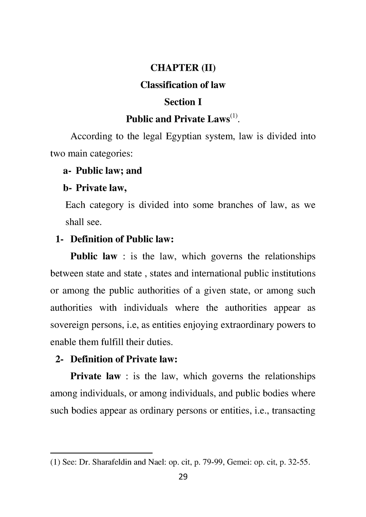 Pages From Principles OF Business LAW 29 CHAPTER II Classification 