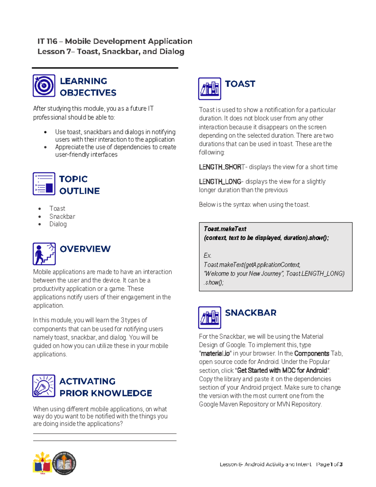 Copy of lesson 7 - After studying this module, you as a future IT ...