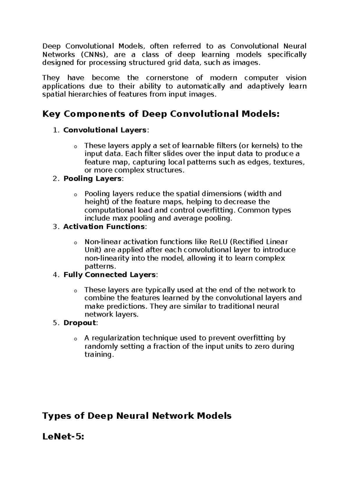 23-CNN operations – Architecture – Simple Convolution Network-09-09 ...