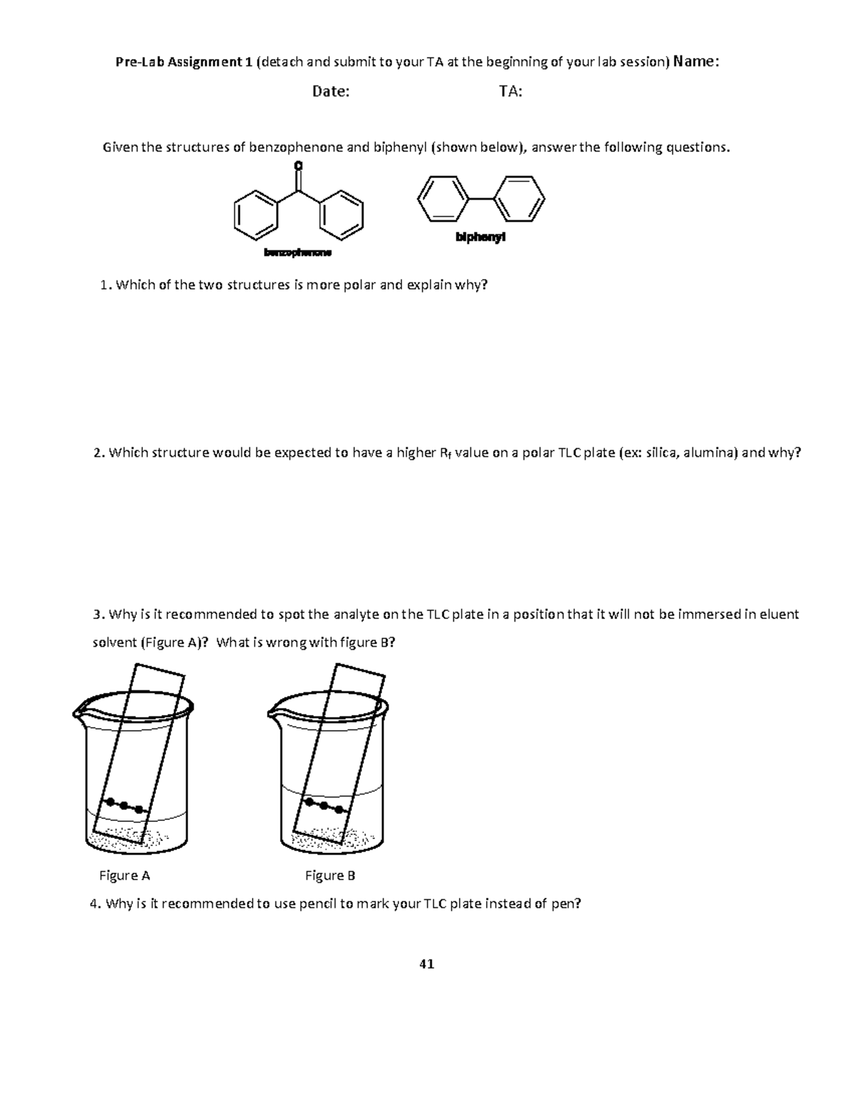 Lab 1 Pre Lab Assignment 41 Pre Lab Assignment 1 Detach And Submit To Your Ta At The 2118