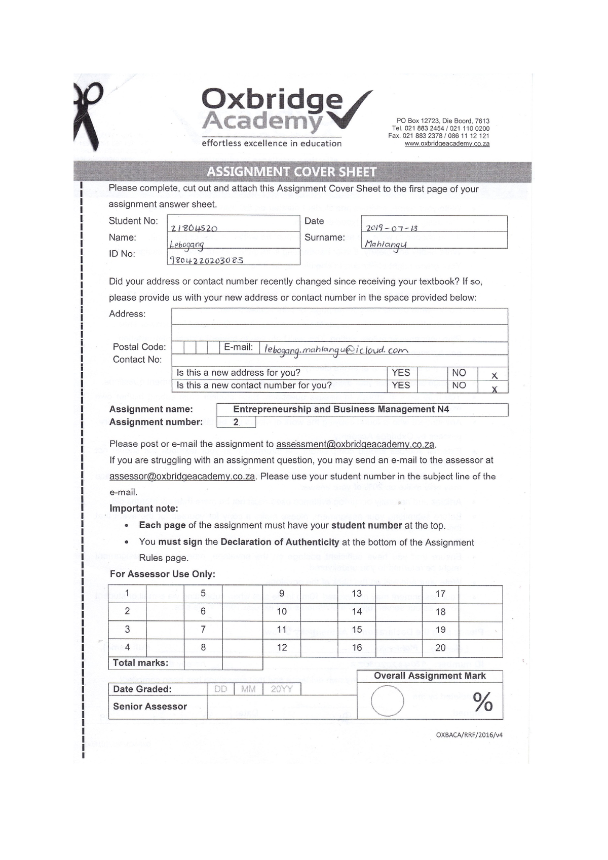 Assignment 2 - Section B Question 3 Product Price Promotion Place 3 ...