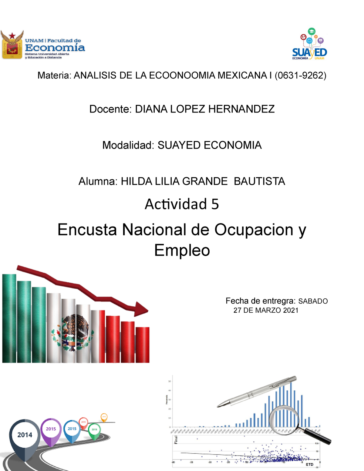 Actividad 5 Encuesta Nacional De Ocupacion Y Empleo - Materia: ANALISIS ...