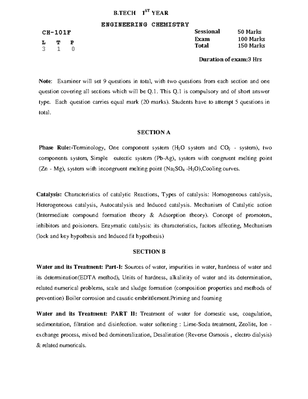 engineering-chemistry-sessional-exam-total-50-marks-100-marks-150