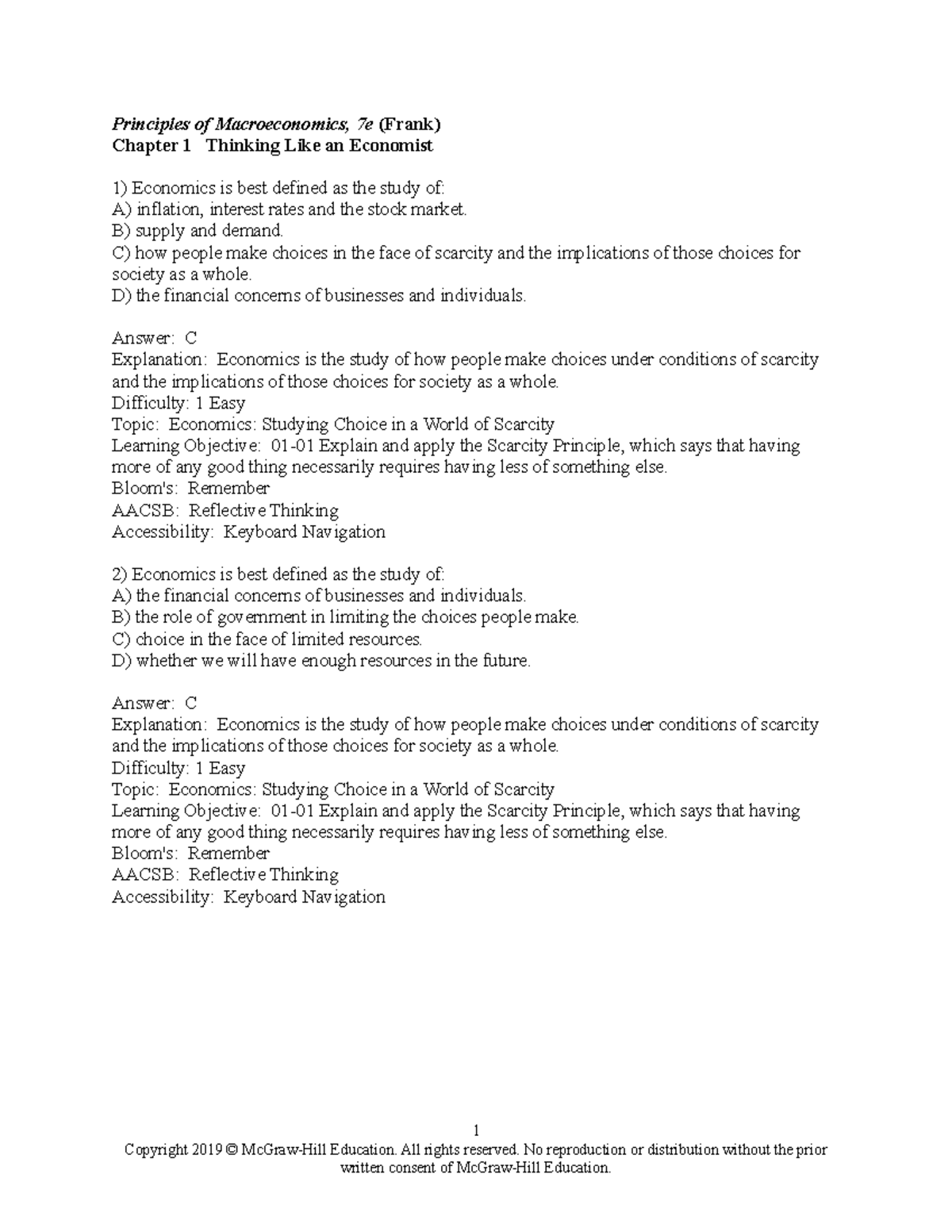 Principles of Macroeconomics 7e Robert H - Principles of Macroeconomics ...