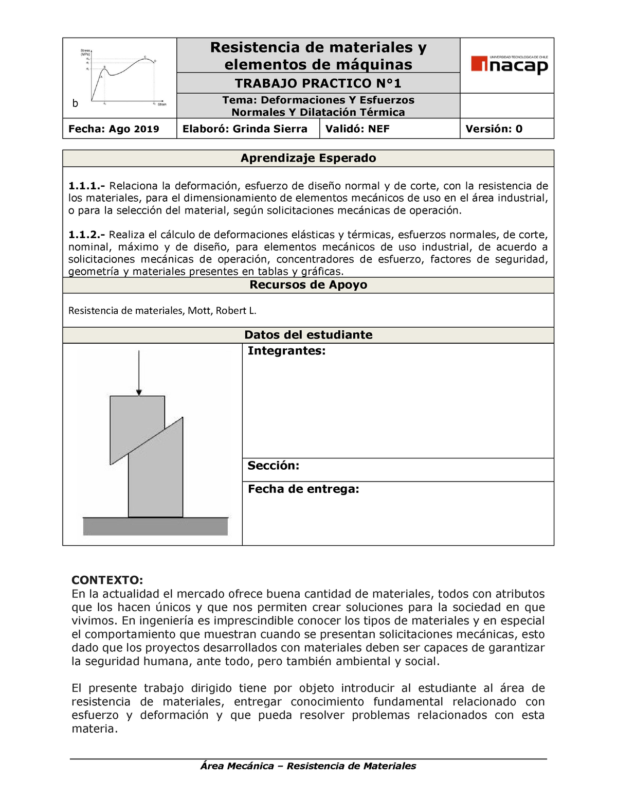 TP01-GSG- Resistencia - Área Mecánica – Resistencia De Materiales B ...