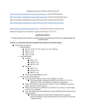 MDC 2 Final Exam Study Guide - Hypo and Hyperkalemia: Hypokalemia: It ...
