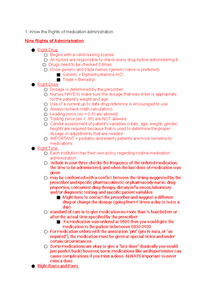 Pharmacology Quiz 1 - An Experienced Nurse Has Completed A Pharmacology ...