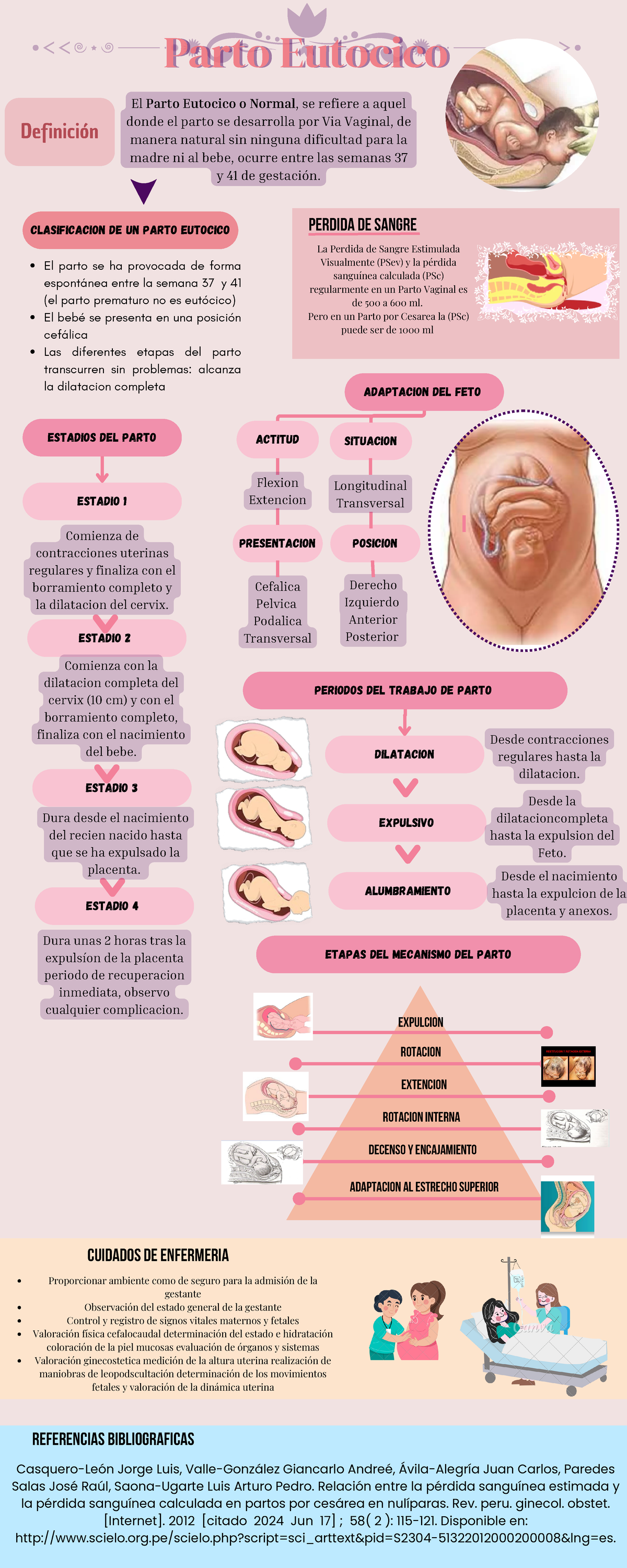 Infografía Parto eutocico - Definición CLASIFICACION DE UN PARTO ...